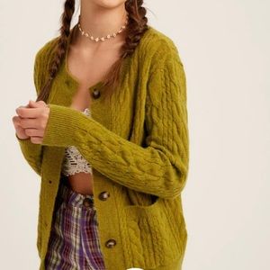 Listicle Lemon Grass Sweater